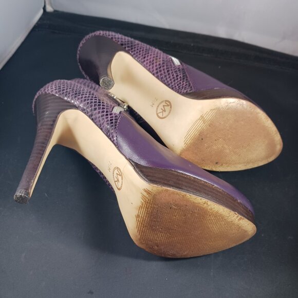 Michael Kors Women's High Heels Ankle Boot size 7.5M - Picture 10 of 13